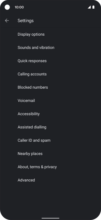 Press Calling accounts. Press Calling accounts.