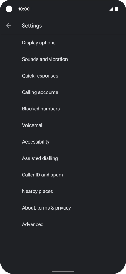 Press Calling accounts. Press Calling accounts.