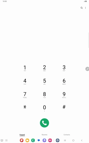 Press the menu icon. Press the menu icon.