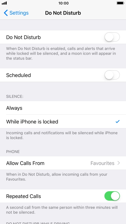 Press the indicator next to Press the indicator next to