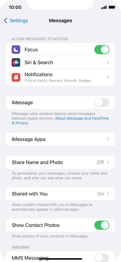 Press the indicator next to Press the indicator next to