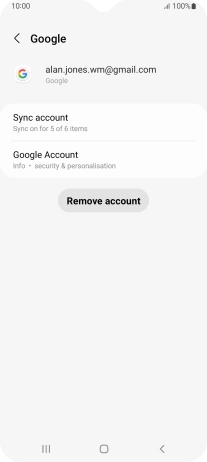 Press Sync account. Press Sync account.