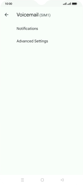 Press Advanced Settings. Press Advanced Settings.
