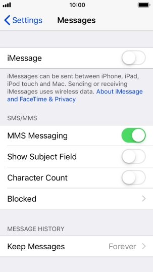 Press the Home key to return to the home screen. Press the Home key to return to the home screen.