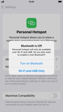 If Wi-Fi is turned on, press Wi-Fi and USB Only. If Wi-Fi is turned on, press Wi-Fi and USB Only.