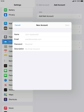 Press Name and key in the required sender name. Press Name and key in the required sender name.
