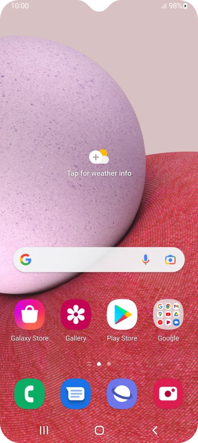 When the battery charging icon is displayed, the battery is charging. When the battery charging icon is displayed, the battery is charging.
