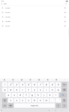 Key in the name or subject of the required app and press the search icon. Key in the name or subject of the required app and press the search icon.