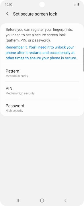 Press the required phone lock code and follow the instructions on the screen to create an additional phone lock code. Press the required phone lock code and follow the instructions on the screen to create an additional phone lock code.