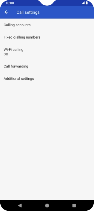 Press Additional settings. Press Additional settings.