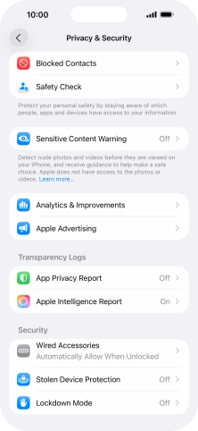 Press App Privacy Report. Press App Privacy Report.