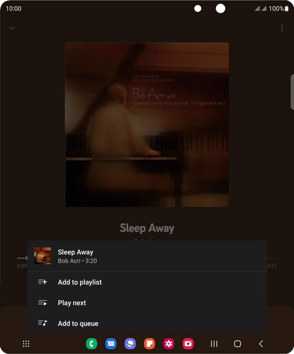 Press Add to playlist. Press Add to playlist.