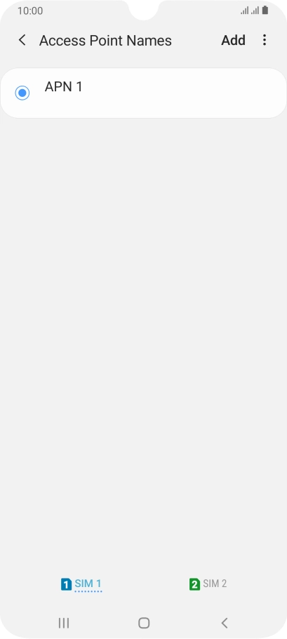 Press Add. Press Add.