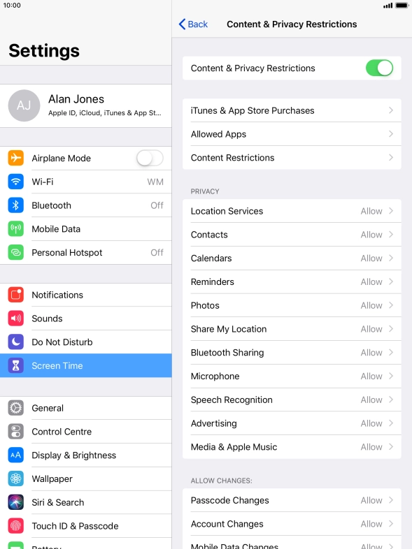 Press arrow left. Press arrow left.
