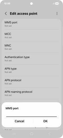 Key in 8080 and press OK. Key in 8080 and press OK.