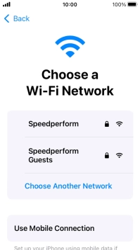 Press the required Wi-Fi network. Press the required Wi-Fi network.