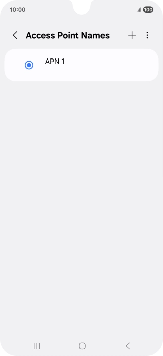 Press the add icon. Press the add icon.
