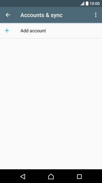 Press Add account. Press Add account.