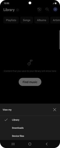 Press the required category and go to the required audio file. Press the required category and go to the required audio file.