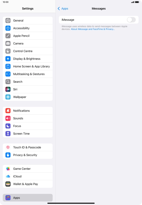 Press the indicator next to Press the indicator next to