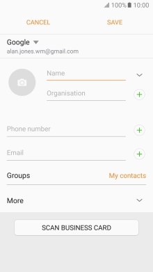 Press the address book drop down list. Press the address book drop down list.