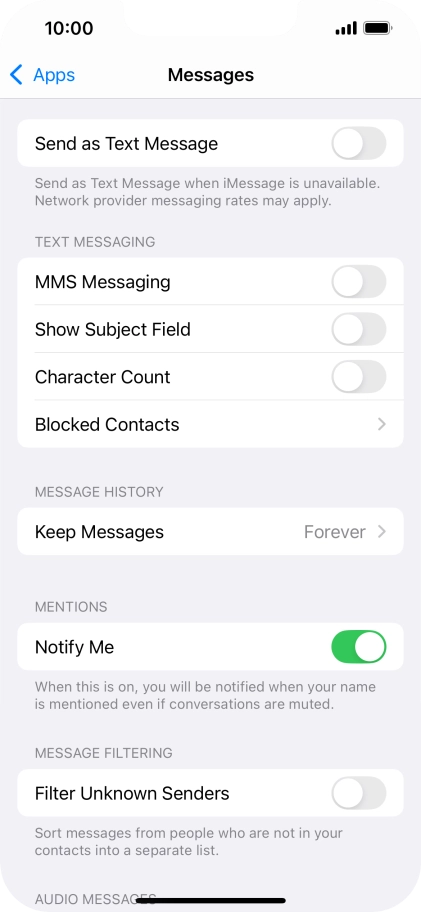 Press the indicator next to Press the indicator next to