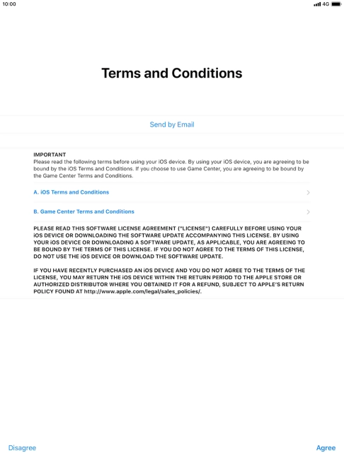 Press Agree. Press Agree.