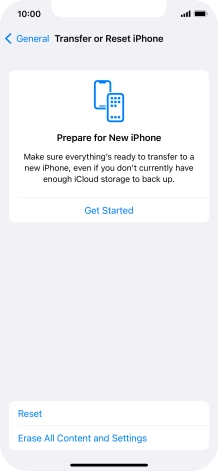Press Reset. Press Reset.