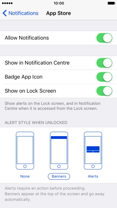 Press the indicator next to Press the indicator next to