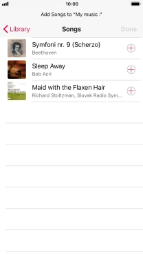 Go to the required category and press the required audio file. Go to the required category and press the required audio file.