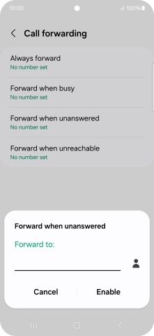 Key in +61414121121 and press Enable. Key in +61414121121 and press Enable.