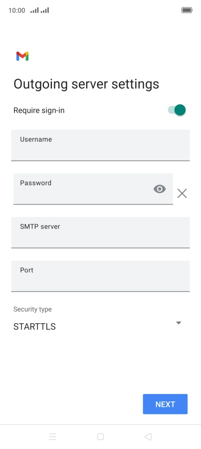 Press the indicator next to Press the indicator next to