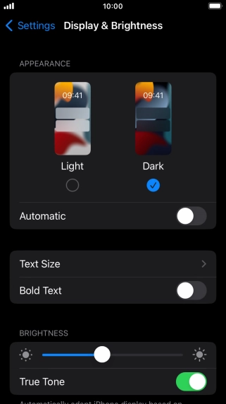 Press the indicator next to Press the indicator next to