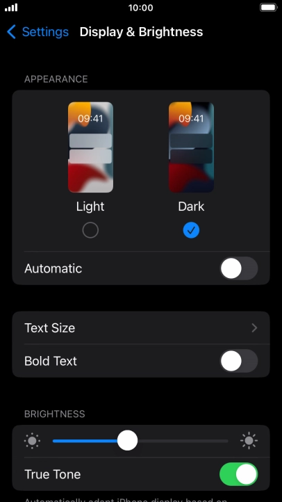Press the indicator next to Press the indicator next to