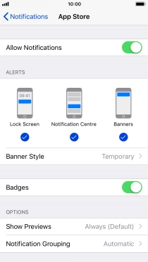 Press the indicator next to Press the indicator next to