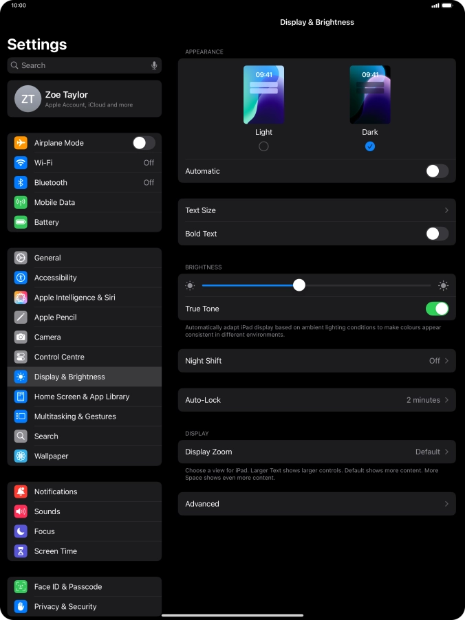 Press the indicator next to Press the indicator next to