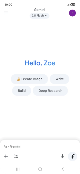 Press the profile icon. Press the profile icon.