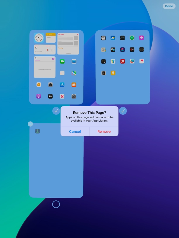 Press Remove. Press Remove.