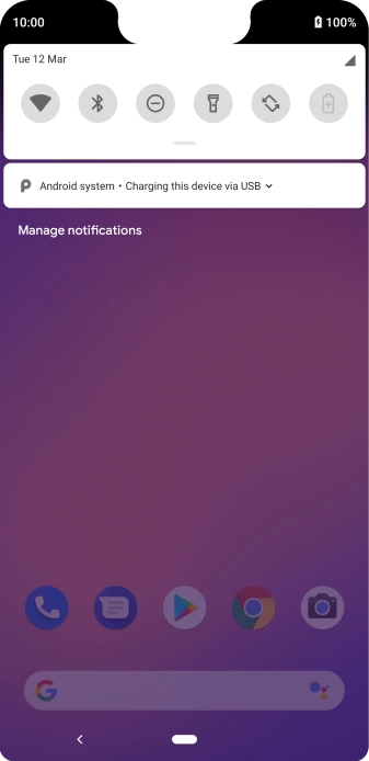 Press Android system. Press Android system.