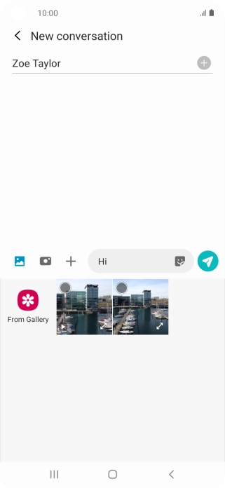 Press From Gallery and go to the required folder. Press From Gallery and go to the required folder.
