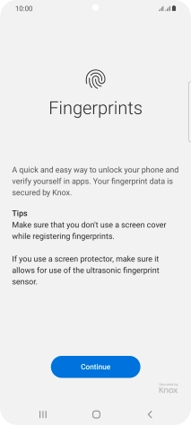 Press Continue. Press Continue.