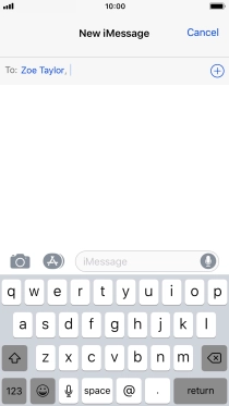 You can also send pictures, video clips, audio files and different effects in your iMessage. Follow the instructions on the screen to send your iMessage with the required content. You can also send pictures, video clips, audio files and different effects in your iMessage. Follow the instructions on the screen to send your iMessage with the required content.