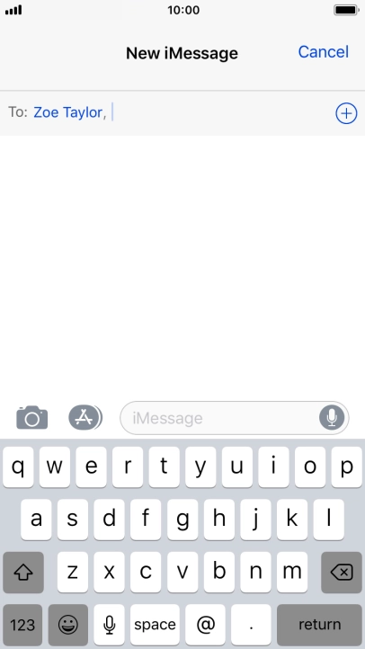 You can also send pictures, video clips, audio files and different effects in your iMessage. Follow the instructions on the screen to send your iMessage with the required content. You can also send pictures, video clips, audio files and different effects in your iMessage. Follow the instructions on the screen to send your iMessage with the required content.