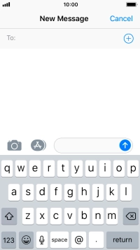 Press To and key in the first letters of the recipient's name. Press To and key in the first letters of the recipient's name.
