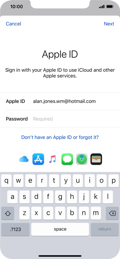 Press the field next to Press the field next to