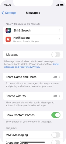 Press the indicator next to Press the indicator next to