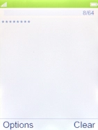 Key in the password for the Wi-Fi network and press the Navigation key. Key in the password for the Wi-Fi network and press the Navigation key.