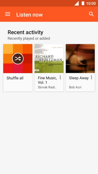 Slide your finger right starting from the left side of the screen. Slide your finger right starting from the left side of the screen.