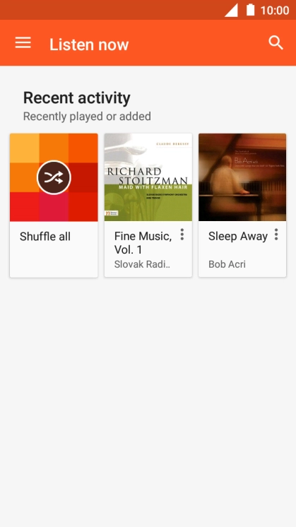 Slide your finger right starting from the left side of the screen. Slide your finger right starting from the left side of the screen.