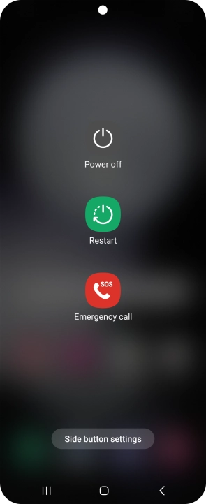 Press Power off. Press Power off.